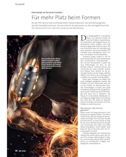 More space during the forming process